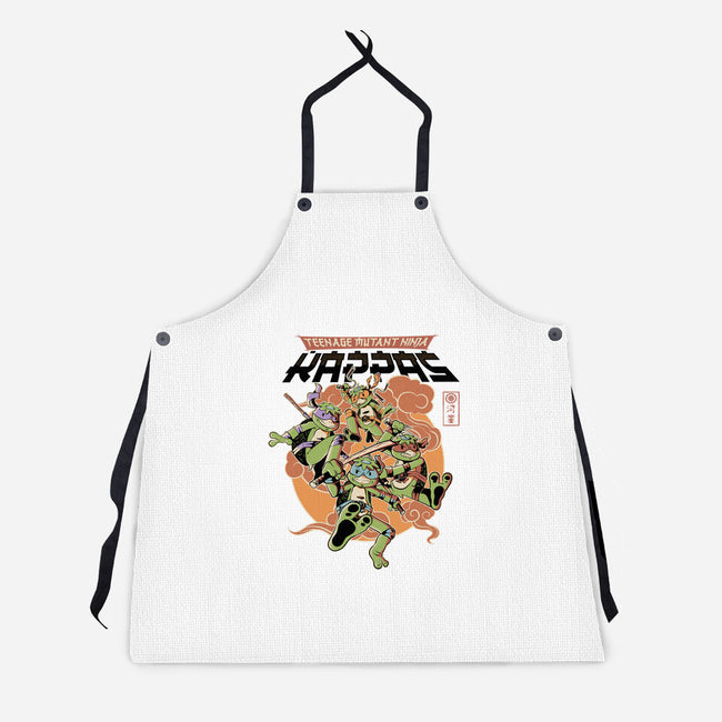 Ninja Kappas-Unisex-Kitchen-Apron-demonigote