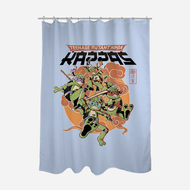 Ninja Kappas-None-Polyester-Shower Curtain-demonigote