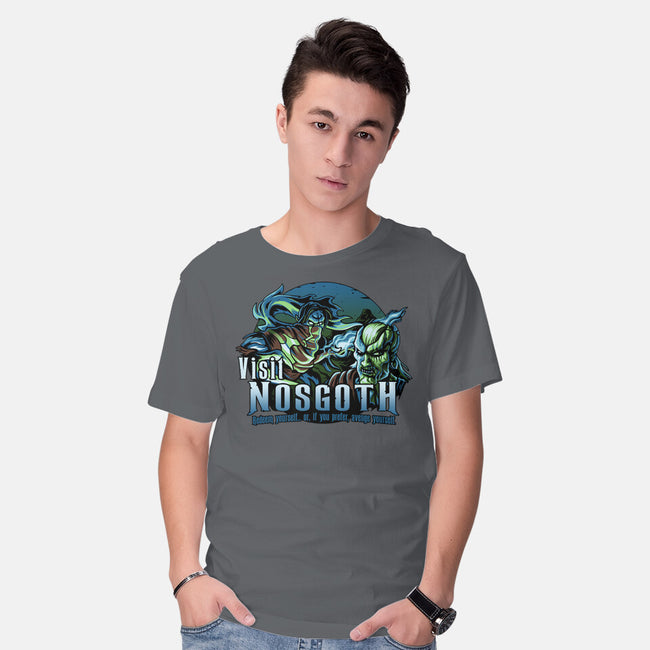 Visit Nosgoth-Mens-Basic-Tee-daobiwan