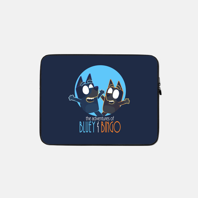 The Adventures Of Bluey And Bingo-None-Zippered-Laptop Sleeve-jasesa