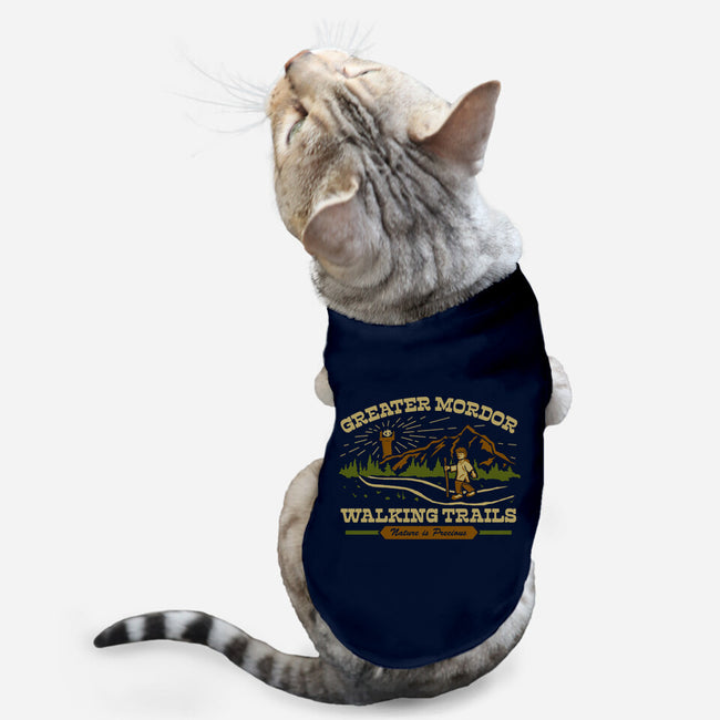 One Does Not Simply Hike-Cat-Basic-Pet Tank-MJ