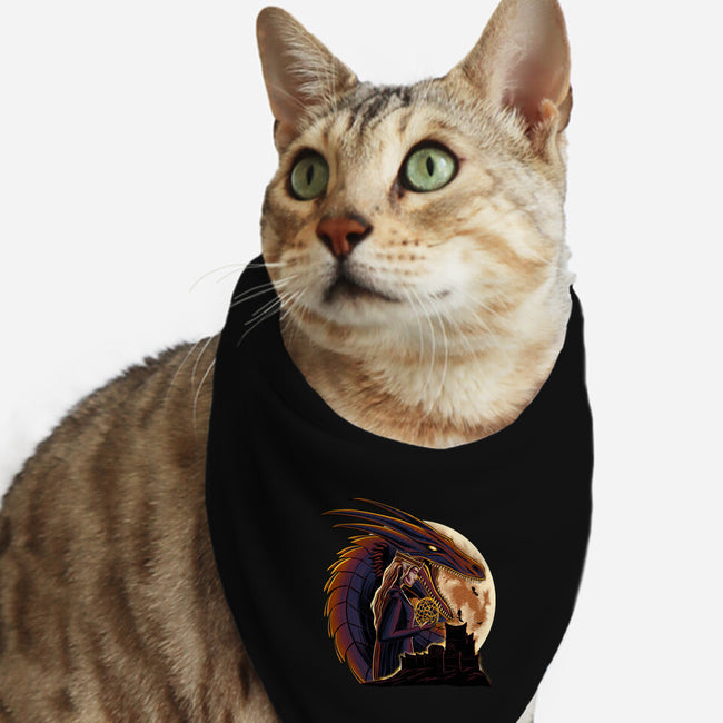 Black Queen-Cat-Bandana-Pet Collar-rmatix