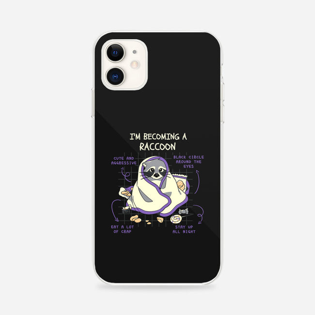 Becoming A Raccoon-iPhone-Snap-Phone Case-yumie