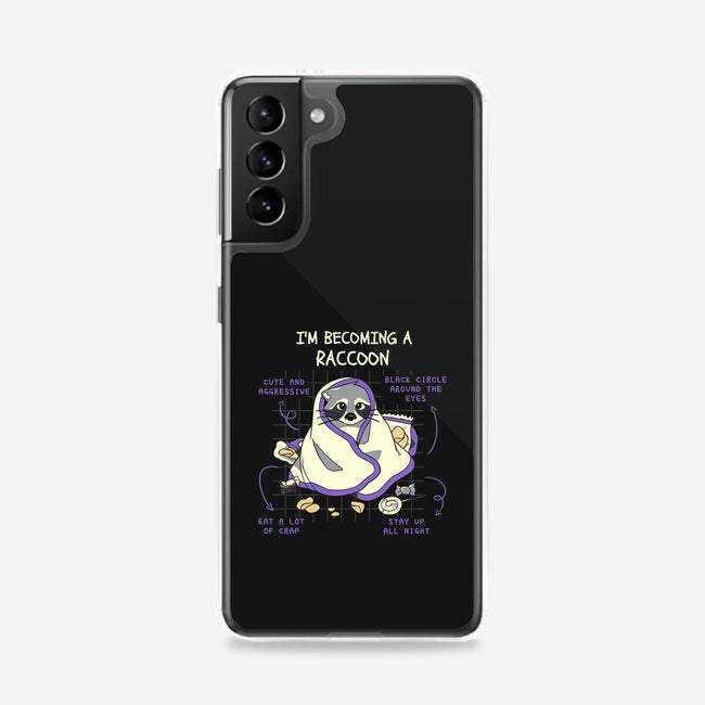 Becoming A Raccoon-Samsung-Snap-Phone Case-yumie