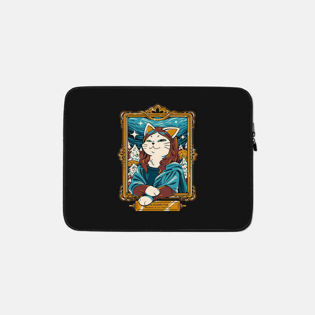 Meownalisa-None-Zippered-Laptop Sleeve-yumie