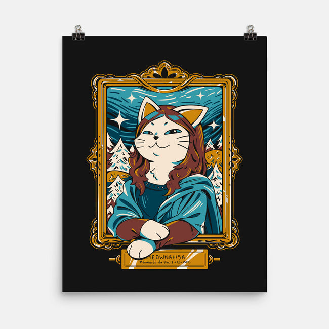 Meownalisa-None-Matte-Poster-yumie