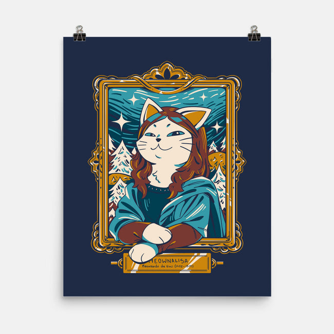 Meownalisa-None-Matte-Poster-yumie