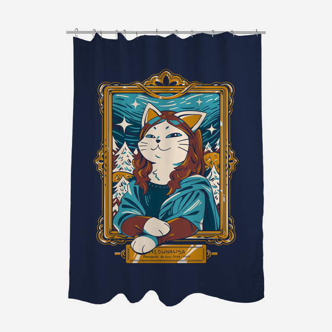 Meownalisa-None-Polyester-Shower Curtain-yumie