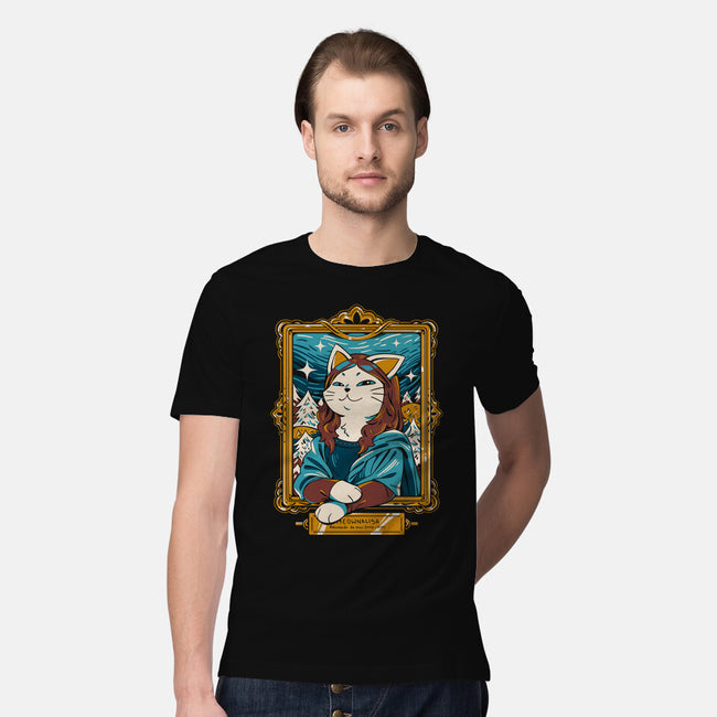 Meownalisa-Mens-Premium-Tee-yumie