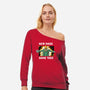 New Mask-Womens-Off Shoulder-Sweatshirt-Gleydson Barboza