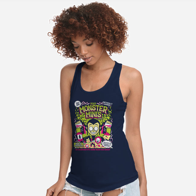 Monster Minis-Womens-Racerback-Tank-Aarons Art Room