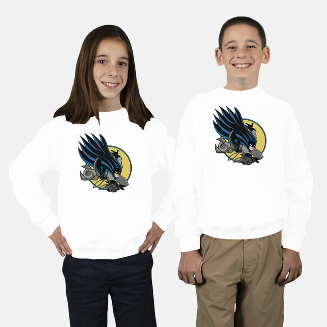 BAT300-Youth-Crew Neck-Sweatshirt-Betmac