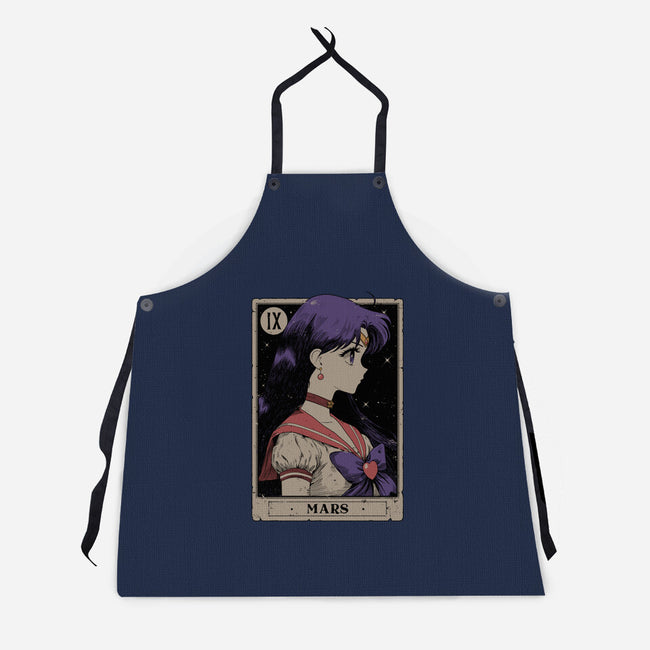 Mars Card-Unisex-Kitchen-Apron-Hafaell