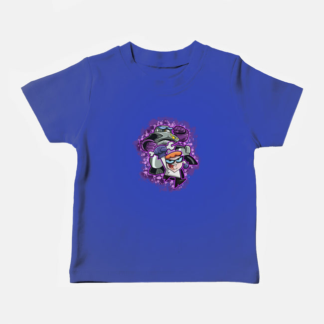 My Robot Battle-Baby-Basic-Tee-nickzzarto