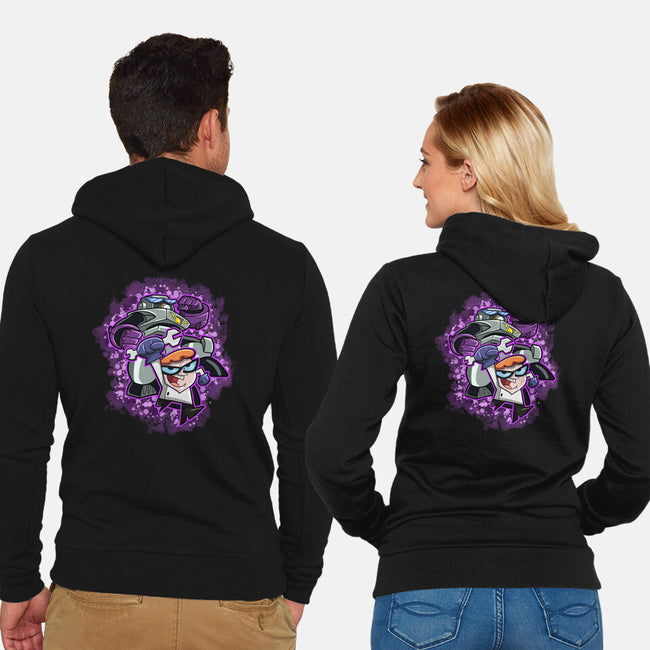 My Robot Battle-Unisex-Zip-Up-Sweatshirt-nickzzarto