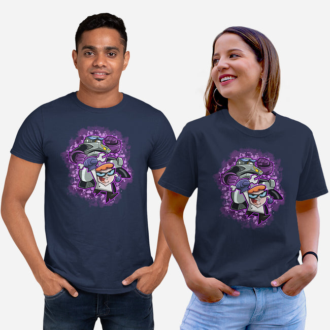 My Robot Battle-Unisex-Basic-Tee-nickzzarto