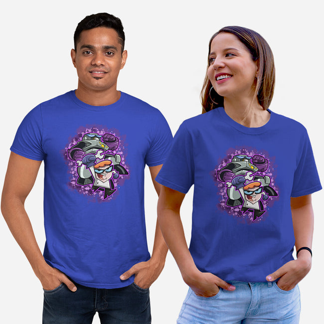 My Robot Battle-Unisex-Basic-Tee-nickzzarto