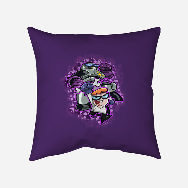 My Robot Battle-None-Removable Cover w Insert-Throw Pillow-nickzzarto