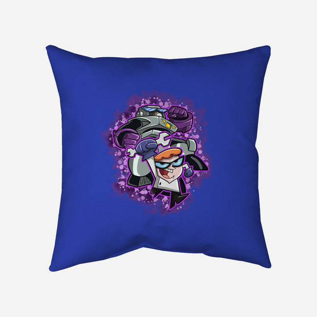 My Robot Battle-None-Removable Cover w Insert-Throw Pillow-nickzzarto