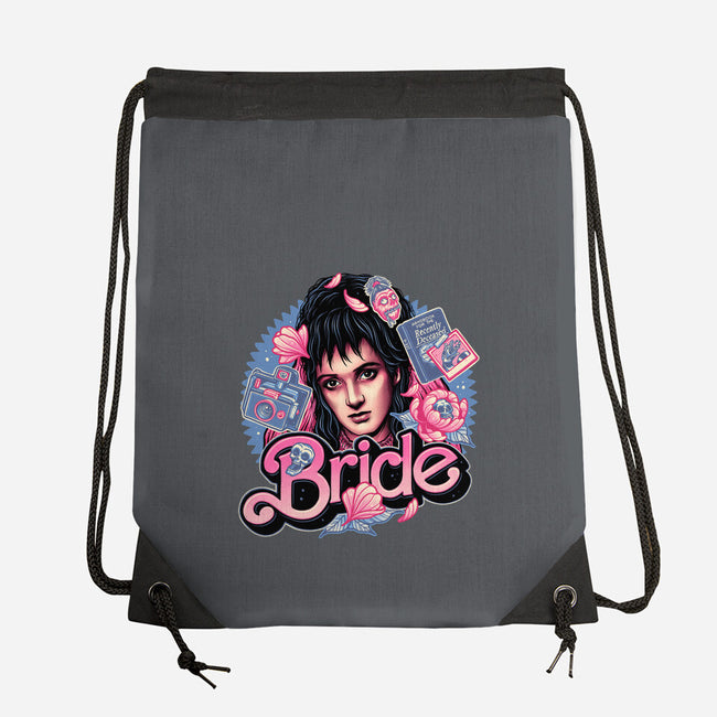 The Pink Bride-None-Drawstring-Bag-glitchygorilla