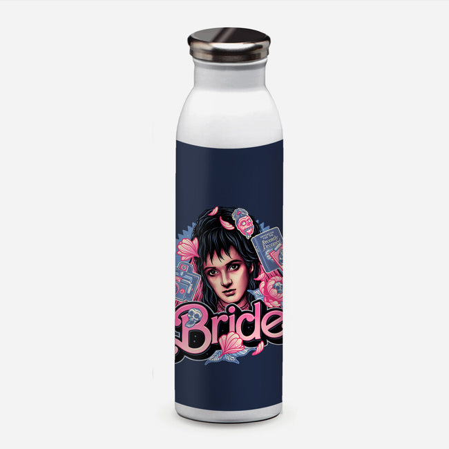 The Pink Bride-None-Water Bottle-Drinkware-glitchygorilla