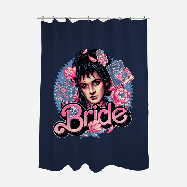 The Pink Bride-None-Polyester-Shower Curtain-glitchygorilla