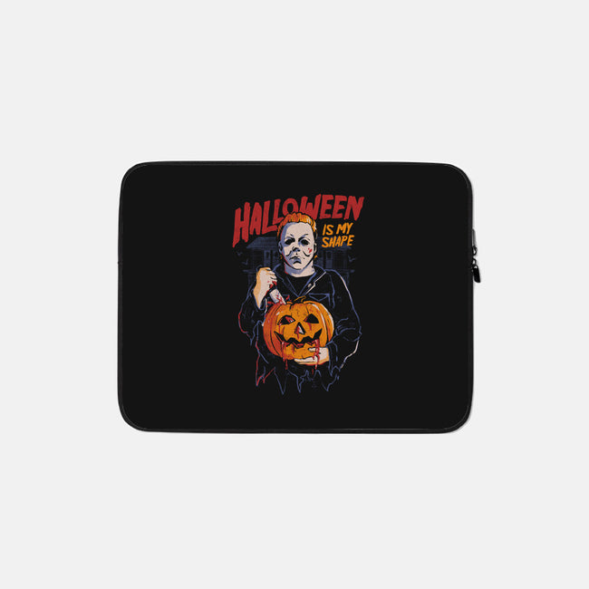 Halloween Is My Shape-None-Zippered-Laptop Sleeve-eduely