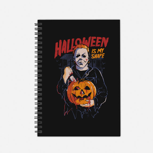 Halloween Is My Shape-None-Dot Grid-Notebook-eduely