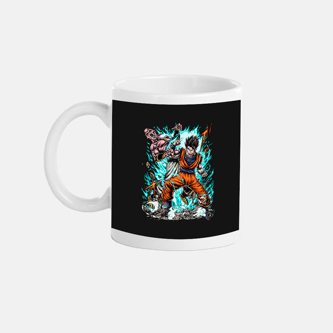 Gohan Vs Boo-None-Mug-Drinkware-Knegosfield