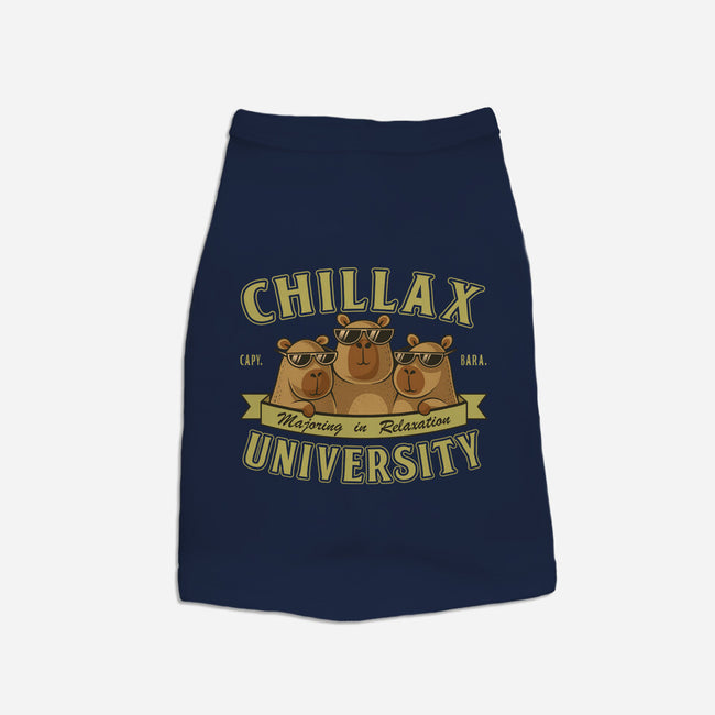 Chillax University-Cat-Basic-Pet Tank-erion_designs