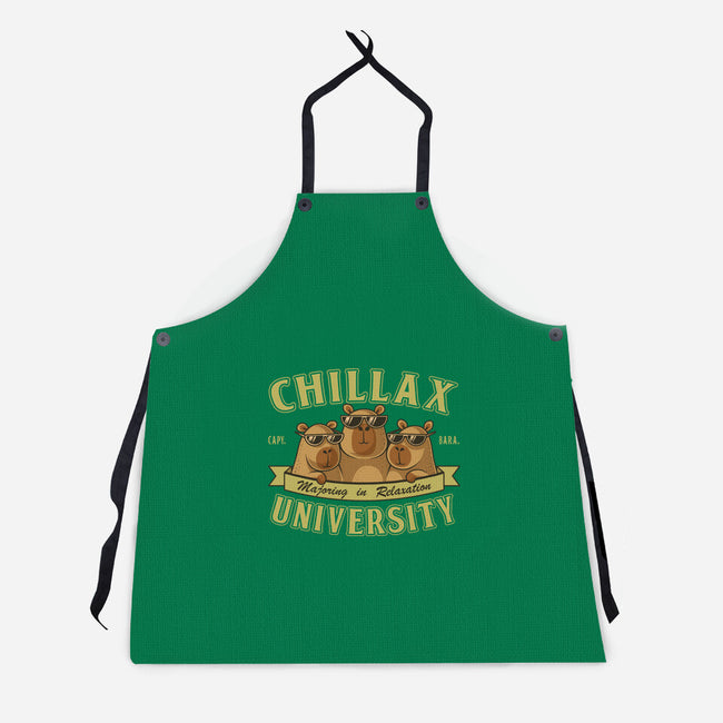 Chillax University-Unisex-Kitchen-Apron-erion_designs