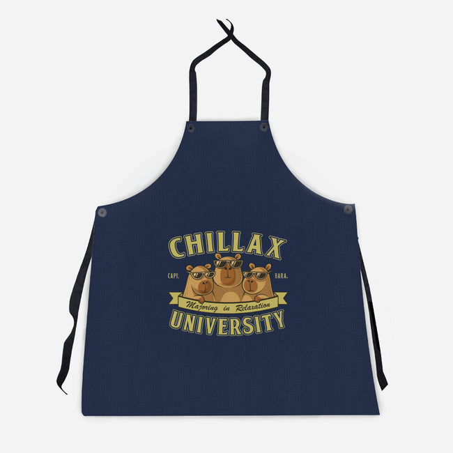 Chillax University-Unisex-Kitchen-Apron-erion_designs