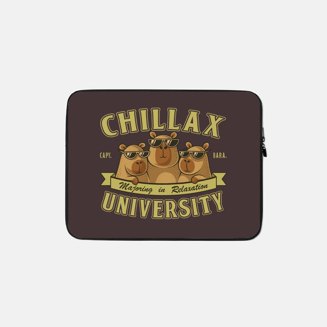 Chillax University-None-Zippered-Laptop Sleeve-erion_designs