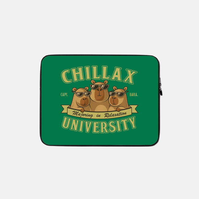 Chillax University-None-Zippered-Laptop Sleeve-erion_designs