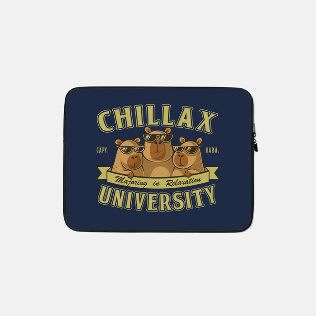 Chillax University-None-Zippered-Laptop Sleeve-erion_designs