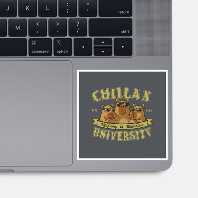 Chillax University-None-Glossy-Sticker-erion_designs