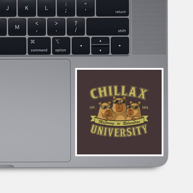 Chillax University-None-Glossy-Sticker-erion_designs