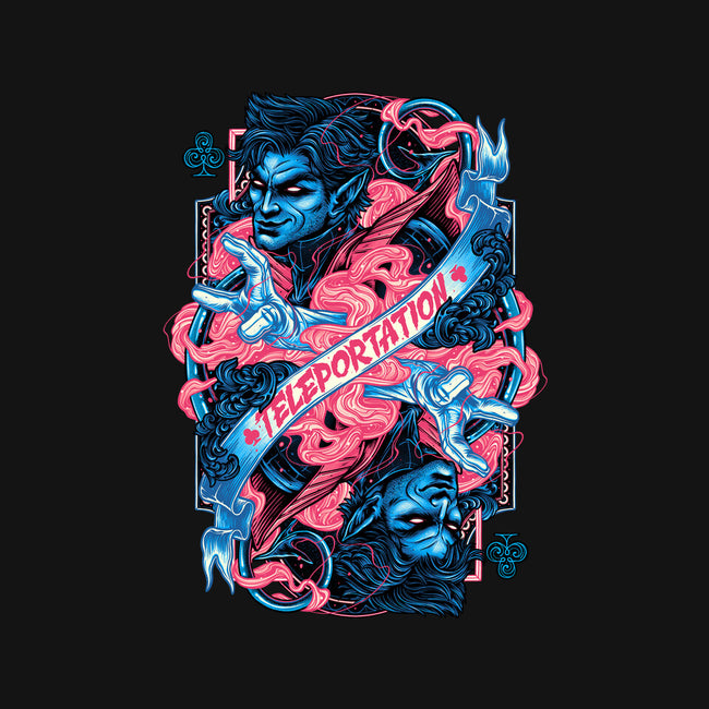 Teleportation Card-Youth-Basic-Tee-glitchygorilla