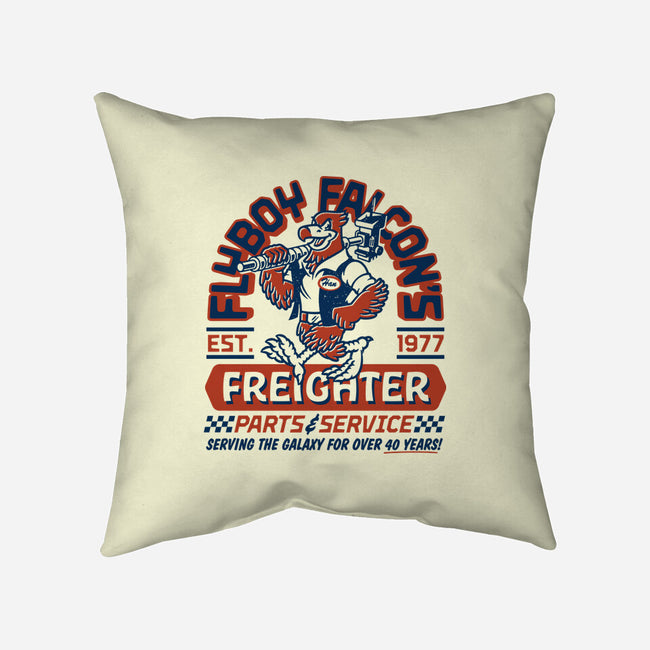 Flyboy Falcon-None-Removable Cover-Throw Pillow-Wheels