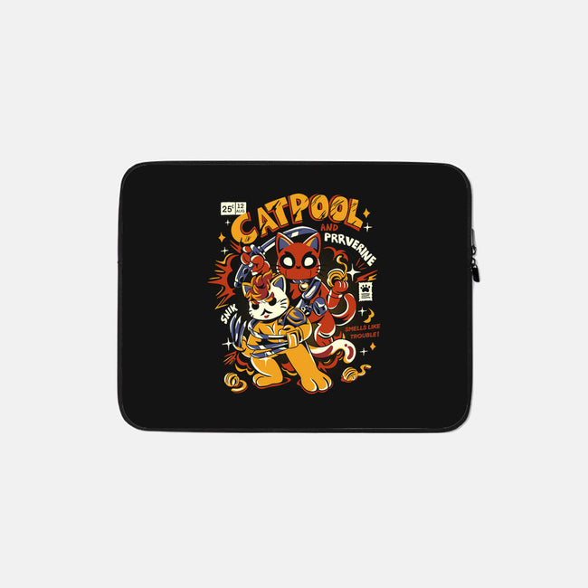 Catpool-None-Zippered-Laptop Sleeve-yumie