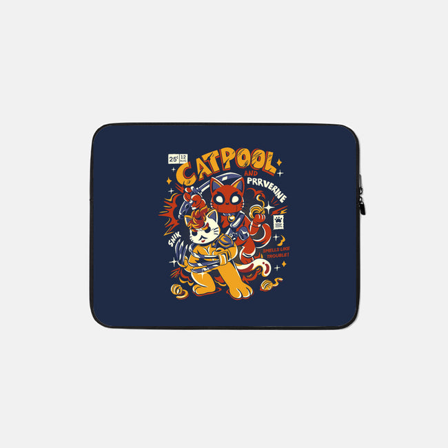 Catpool-None-Zippered-Laptop Sleeve-yumie