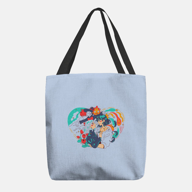 Moving Castle-None-Basic Tote-Bag-yumie