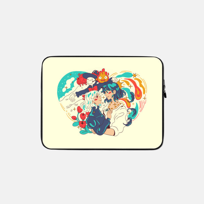 Moving Castle-None-Zippered-Laptop Sleeve-yumie