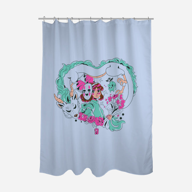 Nothing That Happens Is Ever Forgotten-None-Polyester-Shower Curtain-yumie