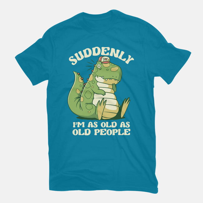 Old People Dinosaur-Mens-Premium-Tee-tobefonseca