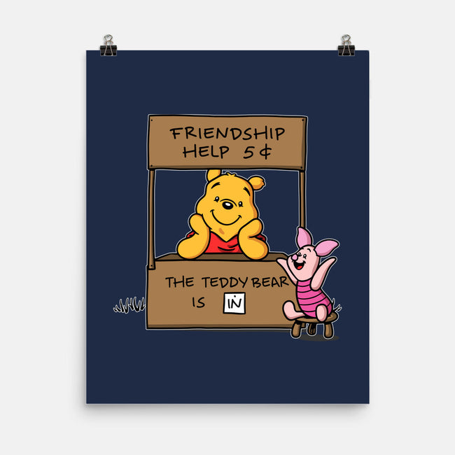 Friendship Help-None-Matte-Poster-Barbadifuoco