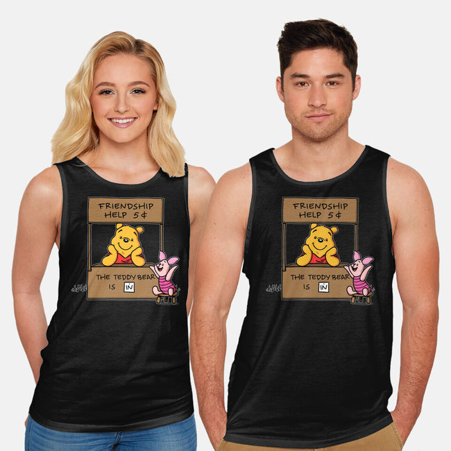 Friendship Help-Unisex-Basic-Tank-Barbadifuoco