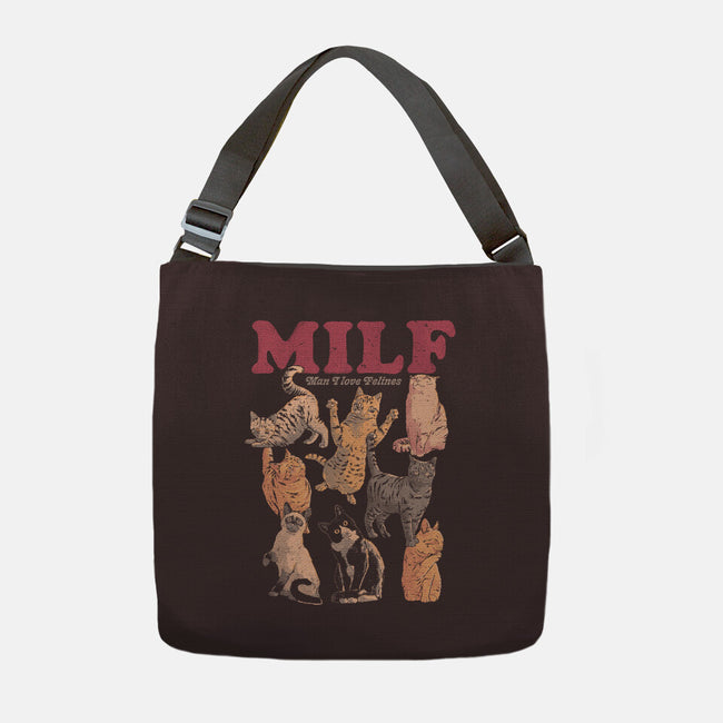 Man I Love Felines-None-Adjustable Tote-Bag-eduely