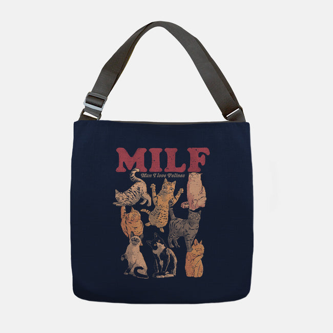 Man I Love Felines-None-Adjustable Tote-Bag-eduely