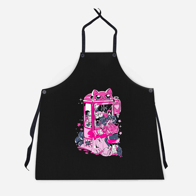 Cat Game-Unisex-Kitchen-Apron-yumie